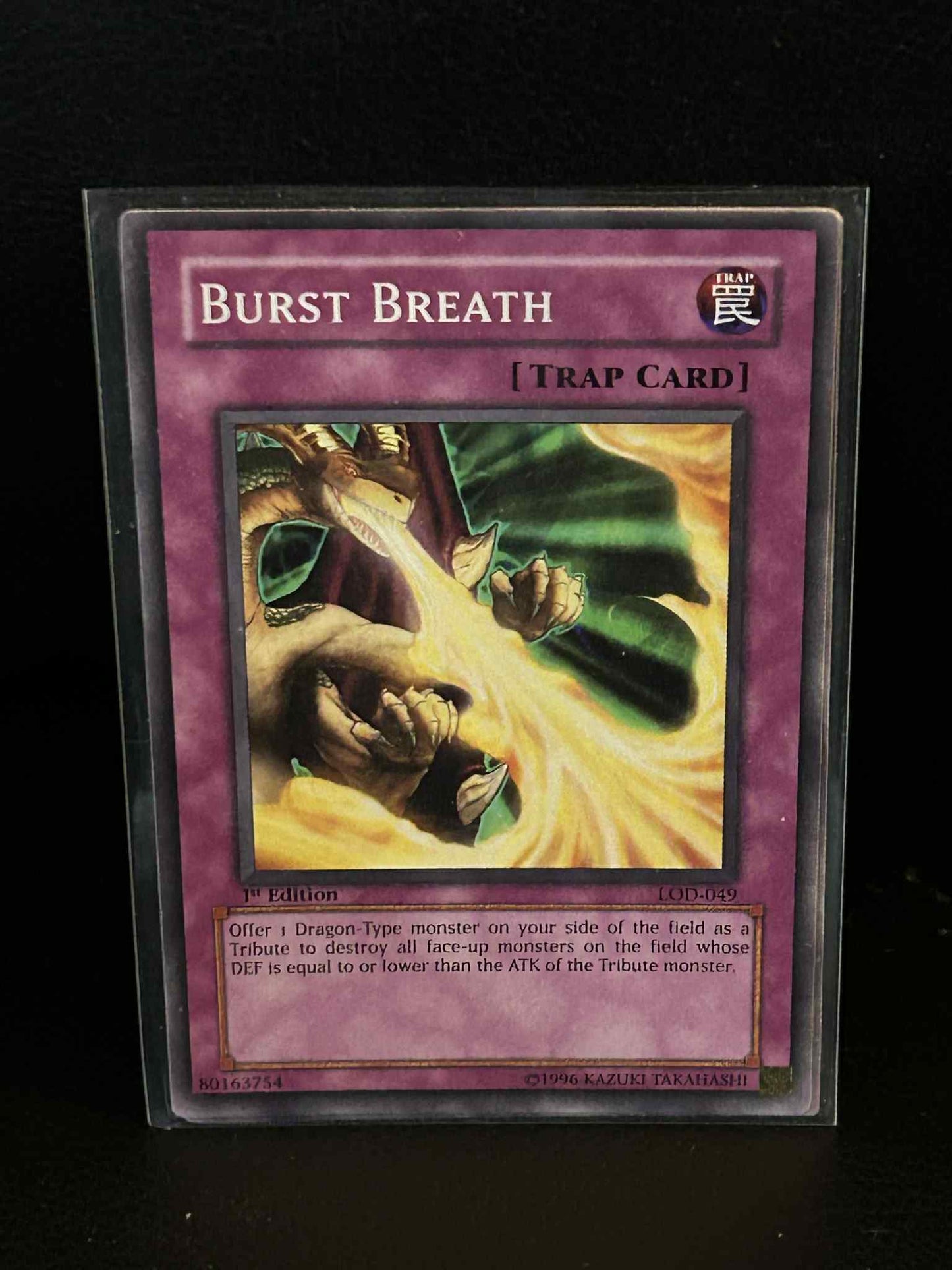 Burst Breath - LOD-049 - Common - 1st Edition Legacy of Darkness Yu-Gi-Oh!