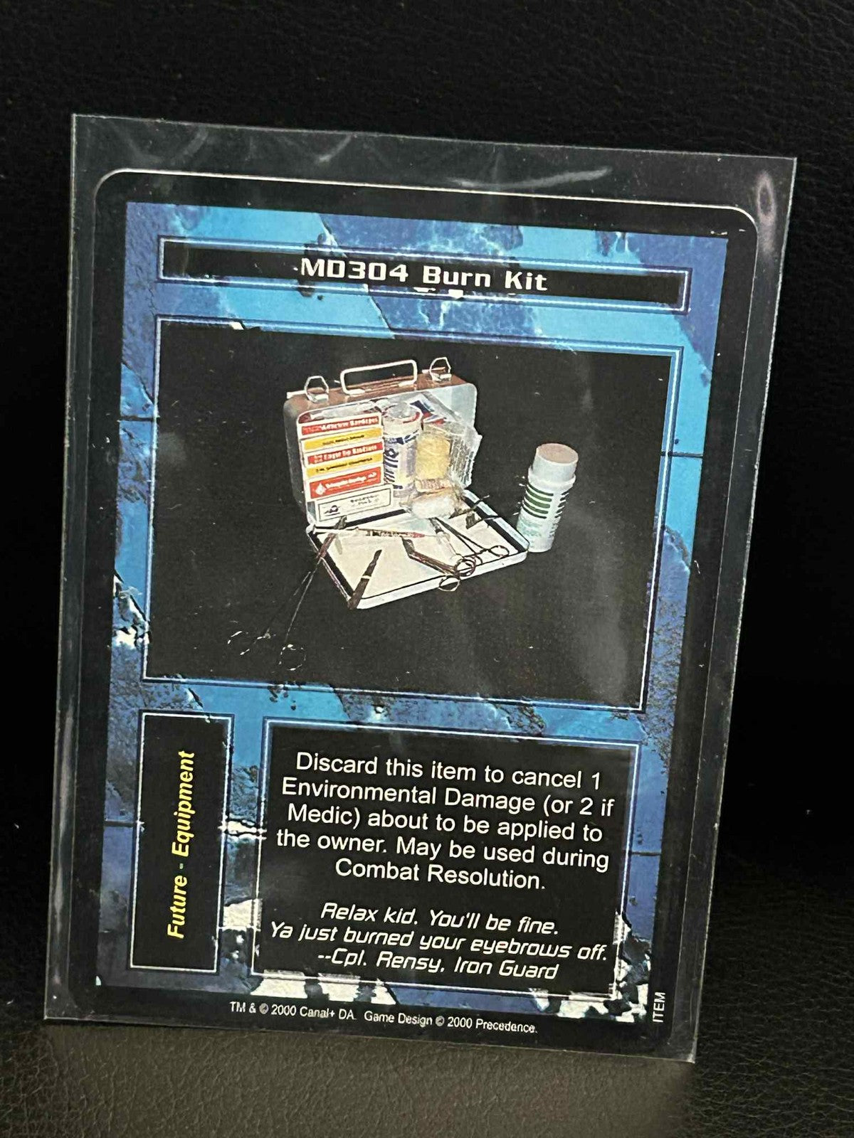 MD304 Burn Kit Base Set Terminator Light Play Sammelkarte