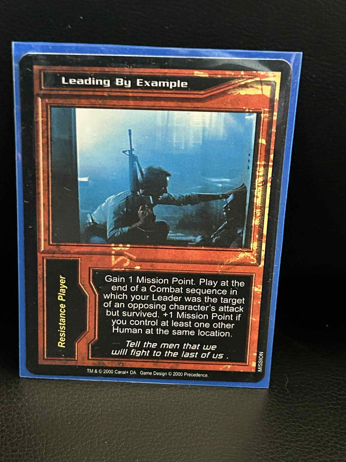 Leading By Example Basis-Set Terminator Light Play Sammelkarte