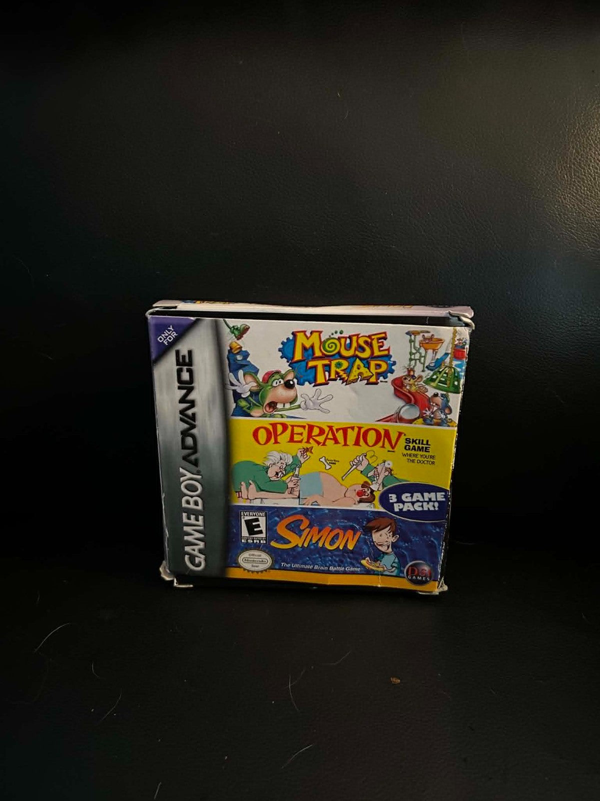 Mouse Trap/Operation/Simon (Nintendo Game Boy Advance, 2005) Complete Video Game