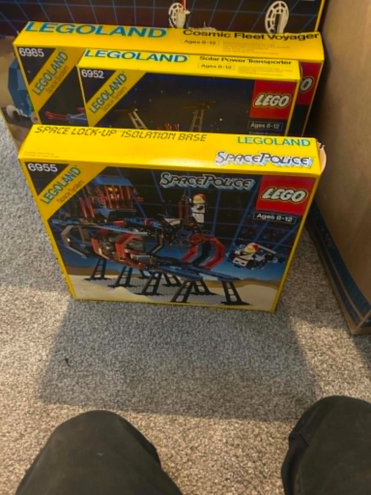 LEGO Police Space Lock-Up Isolation Base 6955 Compelte Set Box Instructions