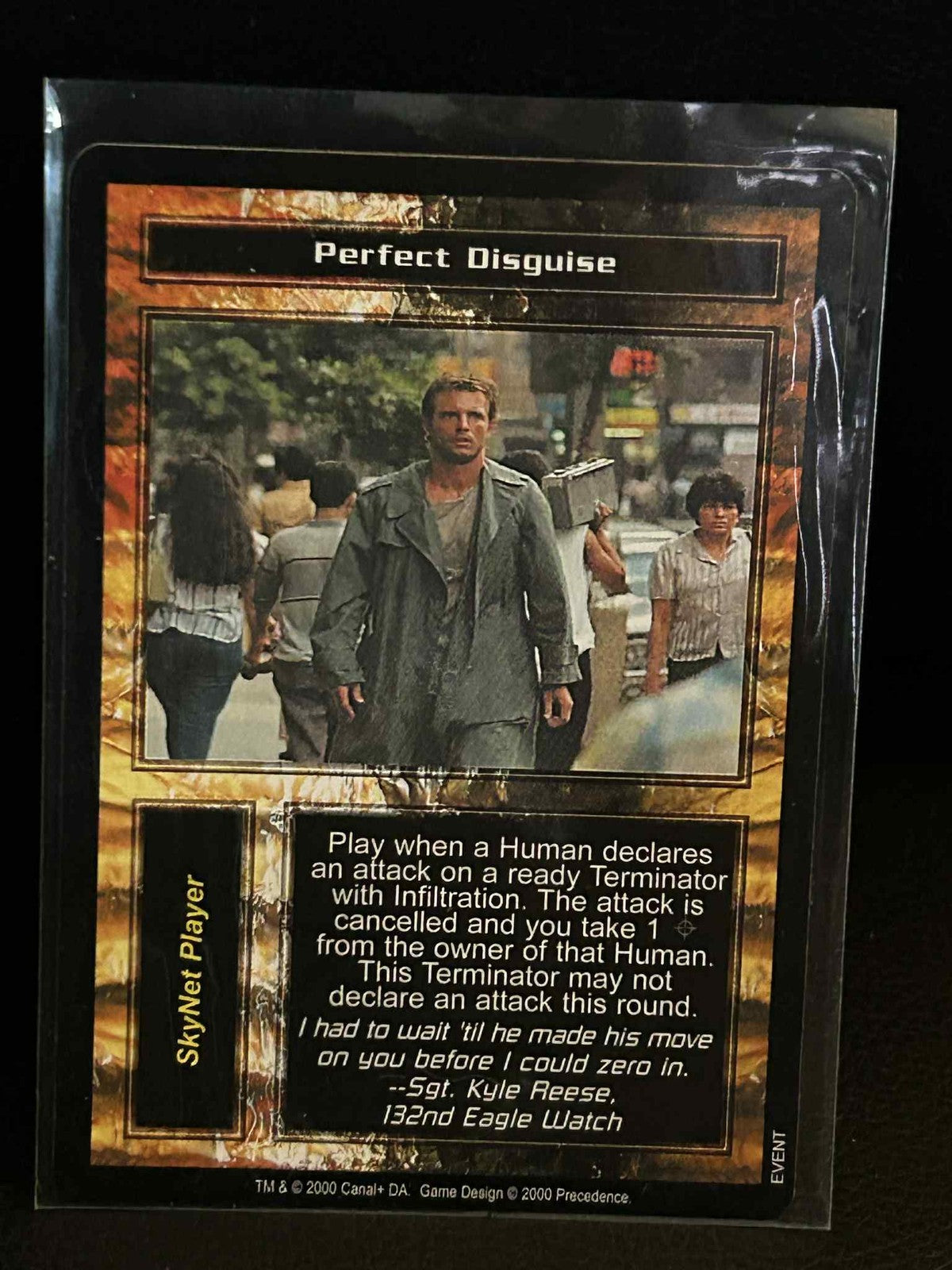 Perfect Disguise Basisset Terminator Light Play Sammelkarte