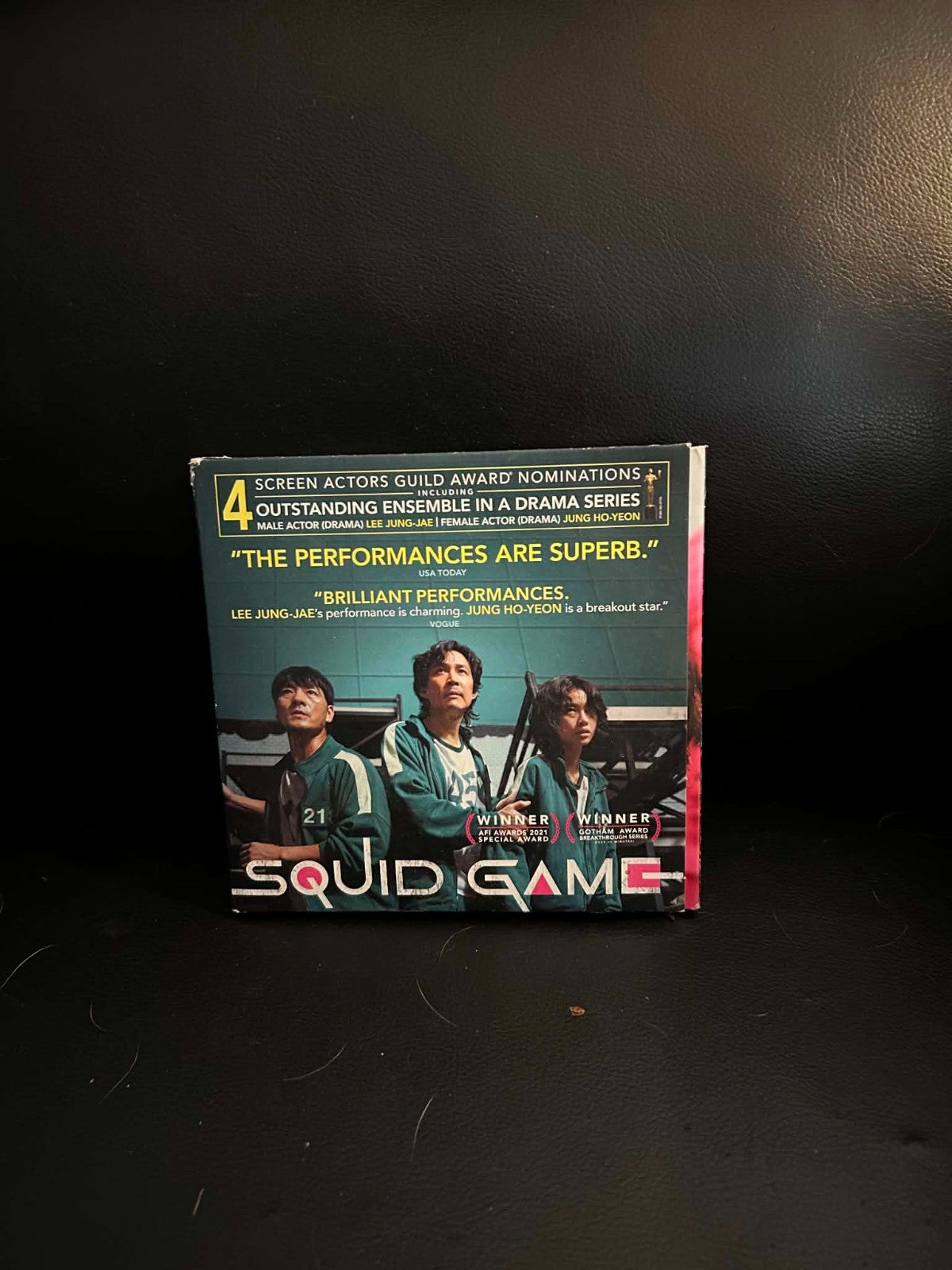 Squid Game FYC Screener 3 DVD Set, 1st Season Promo 2021 Netflix SAG