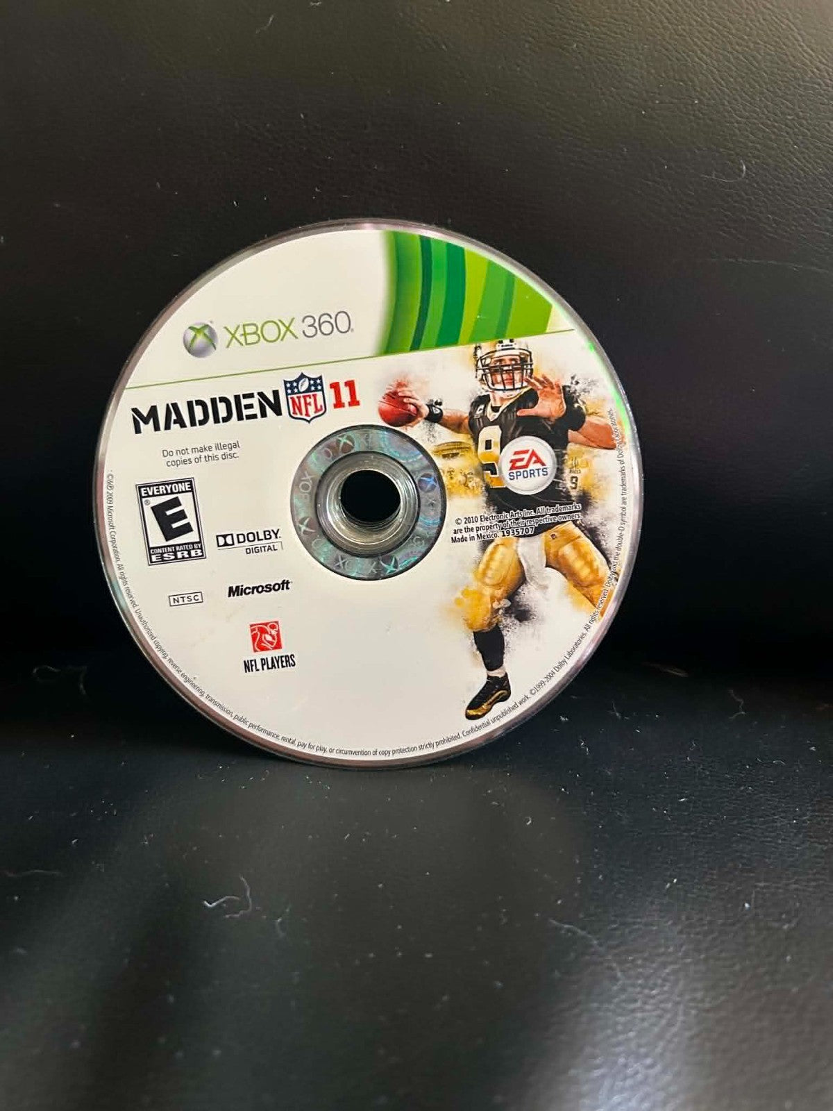 Madden NFL 11 (Microsoft Xbox 360, 2010) Video Game Disc Only