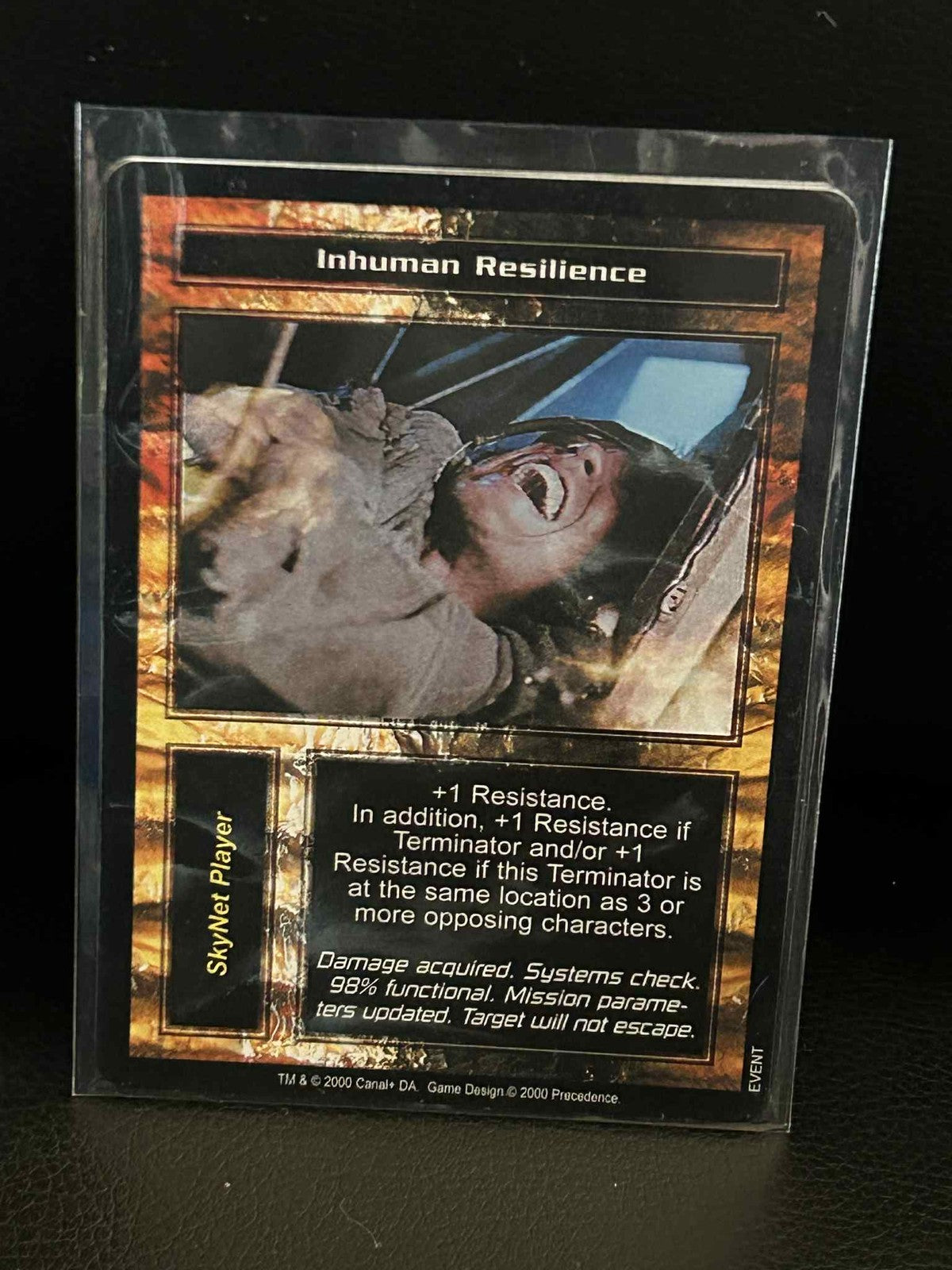Inhuman Resilience Base Set Terminator Leicht bespielte Sammelkarte