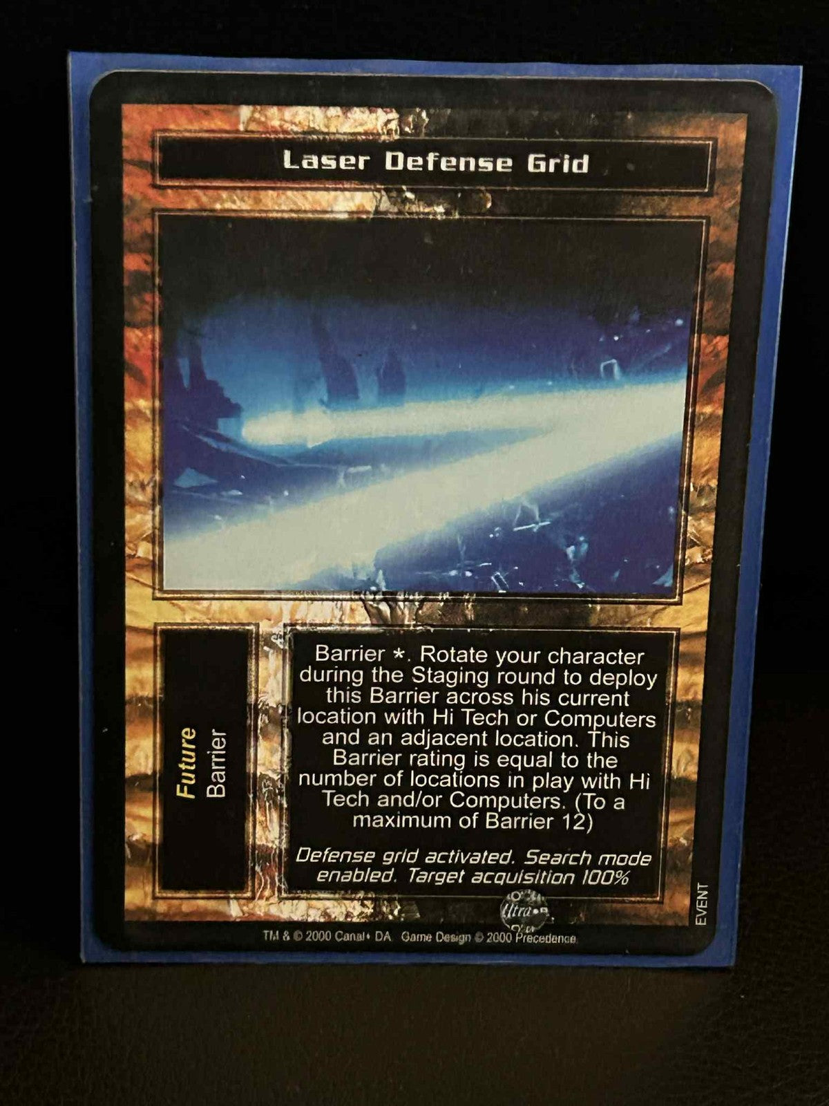Laserschutzgitter-Basis-Set Terminator Leicht bespieltes Sammelkartenspiel