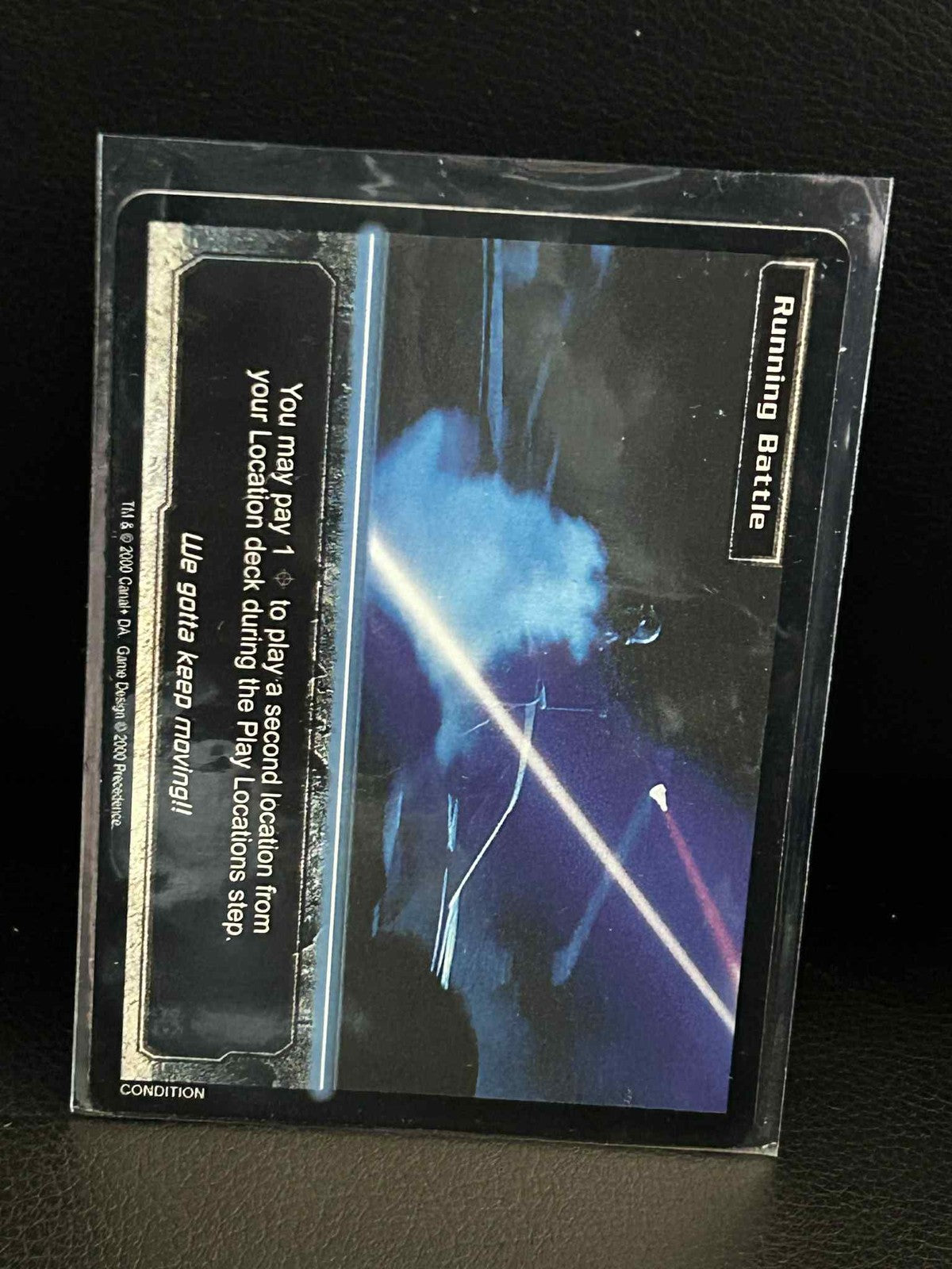 Running Battle Basis-Set Terminator Light Play Sammelkarte