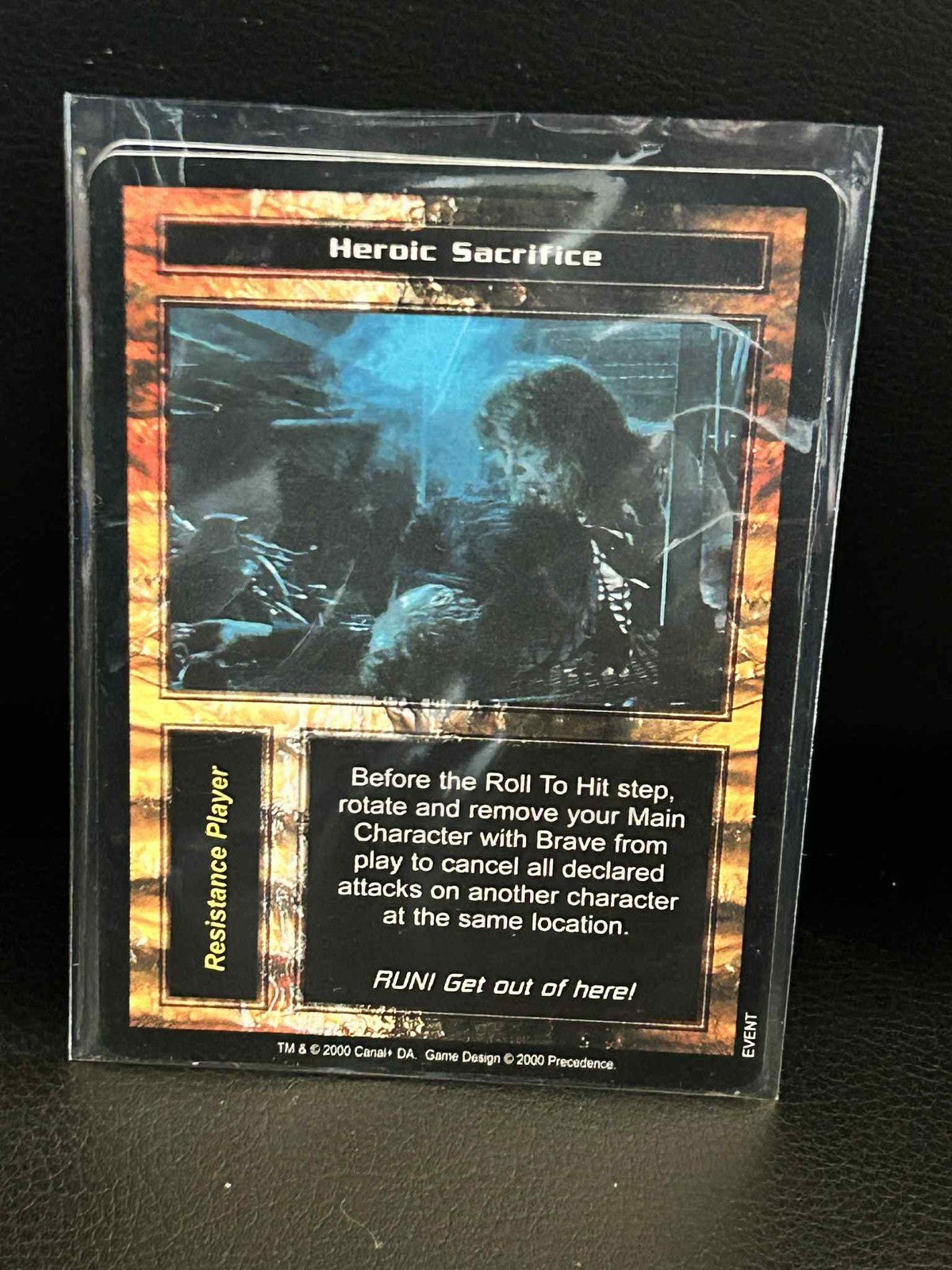 Heroic Sacrifice Basis-Set Terminator Leicht Gespielte Sammelkarte