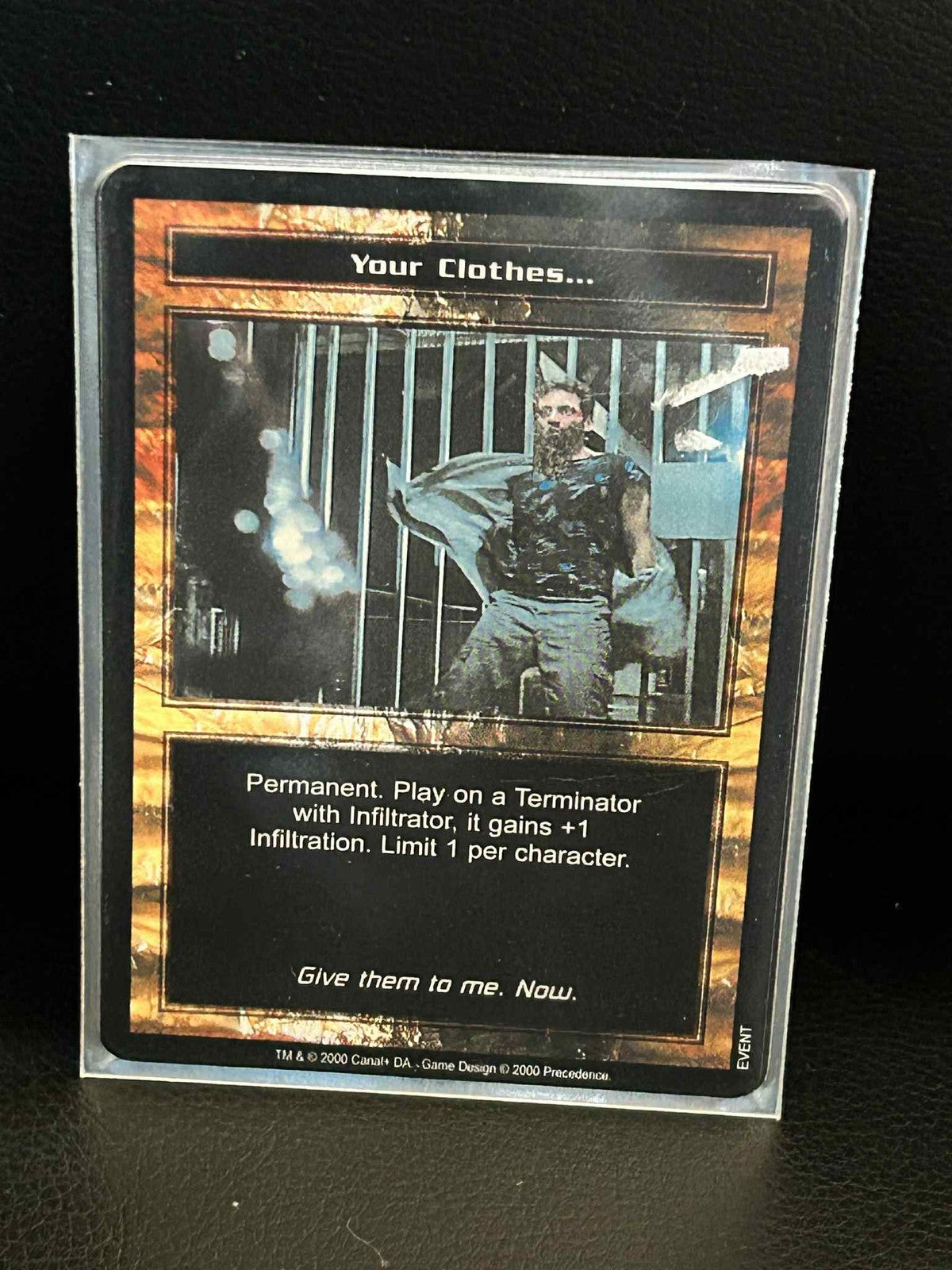 Deine Kleidung... Basis-Set Terminator Light Play Sammelkarte