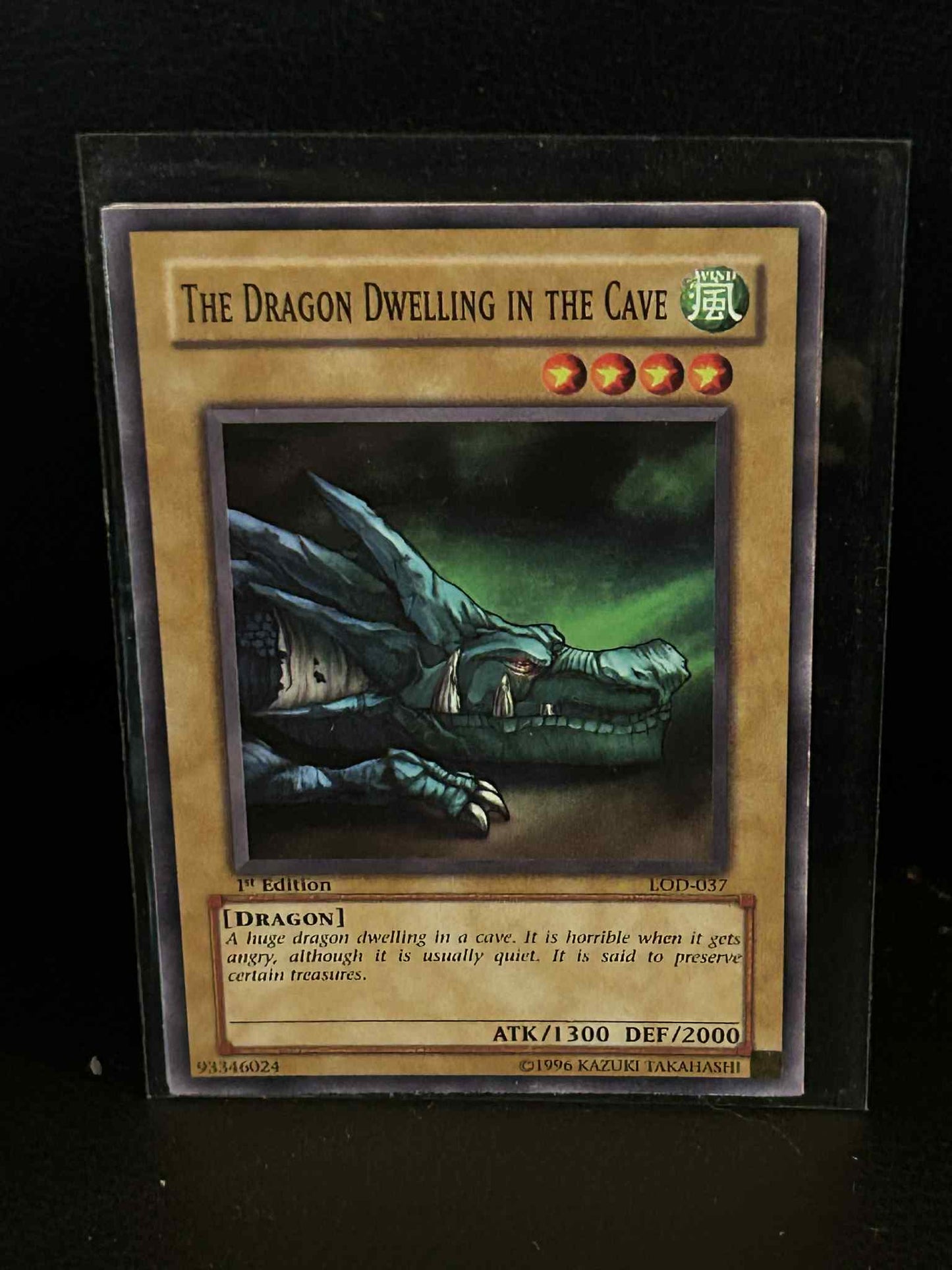 The Dragon Dwelling in the Cave - LOD-037 - Common - 1st Edition Legacy of Darkn