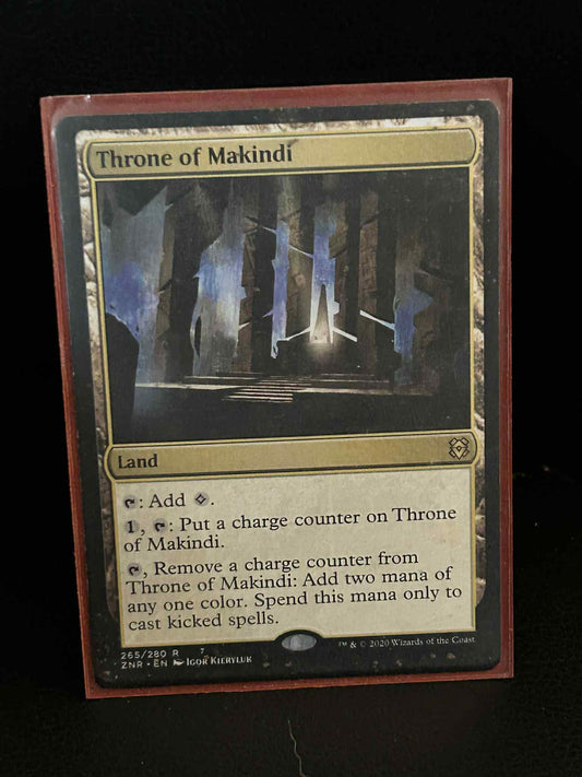 Throne of Makindi Zendikar Rising Magic: the Gathering Lightly Played, English