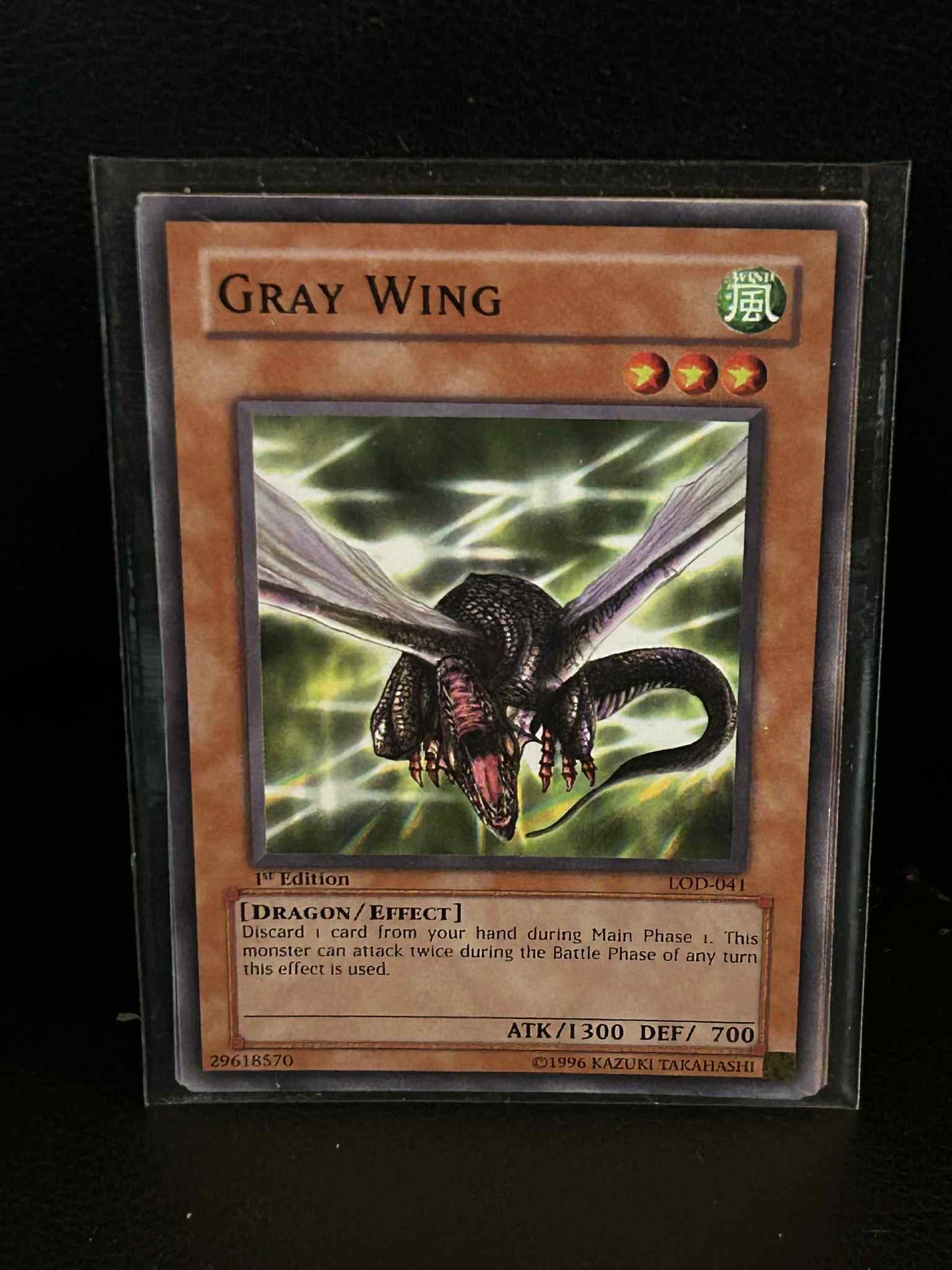 Gray Wing - LOD-041 - Common - 1st Edition Legacy of Darkness Yu-Gi-Oh!