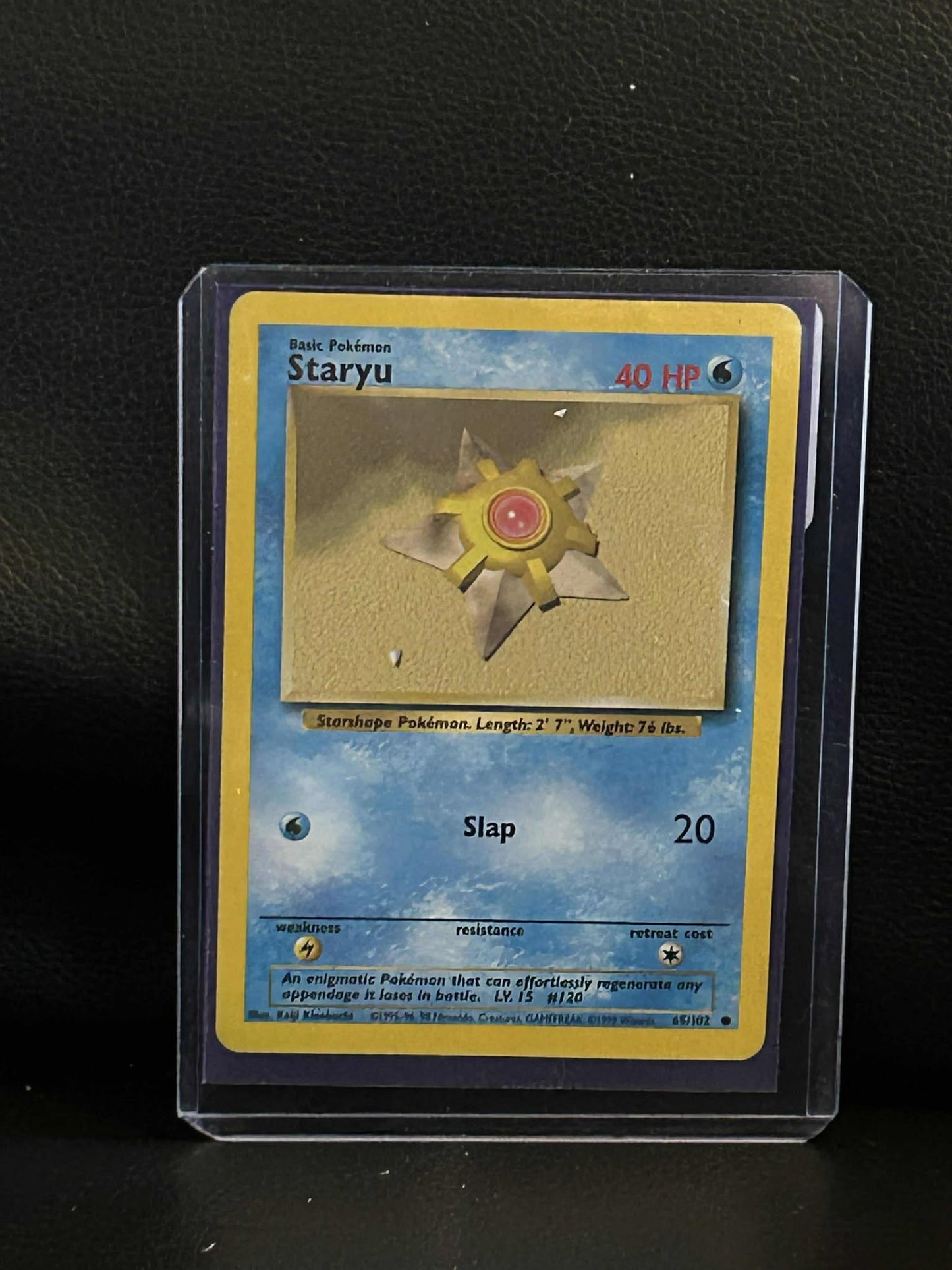 Staryu - 65/102 - Common - Unlimited Edition Base Set Pokemon Moderately Played,