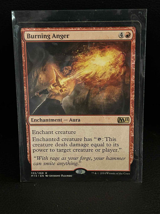 Burning Anger Magic 2015 Magic: the Gathering Lightly Played, English