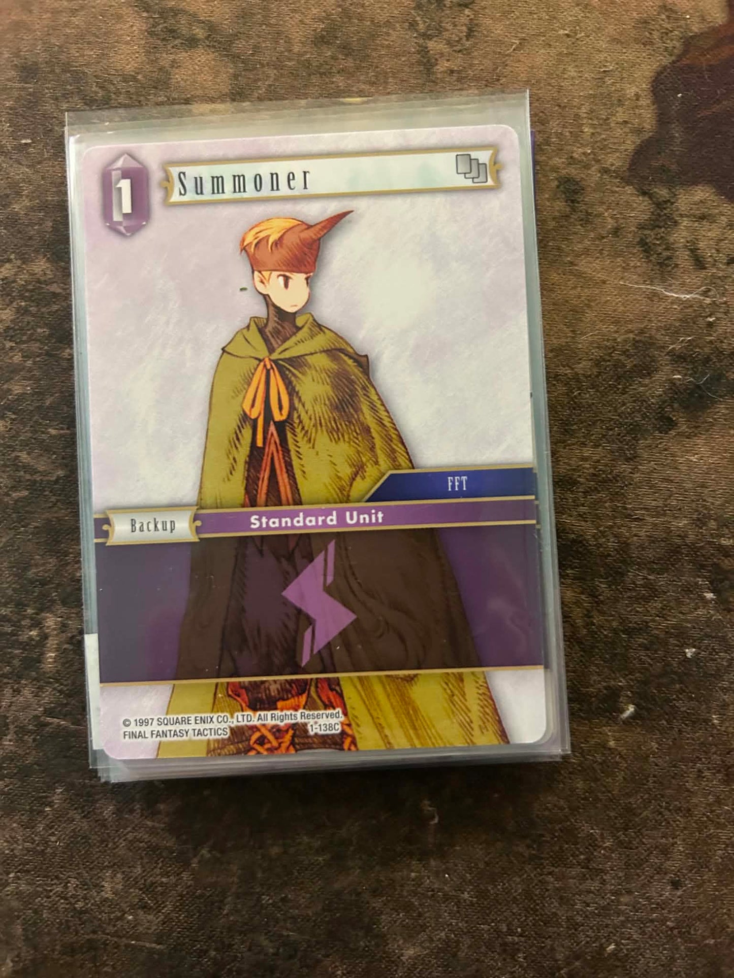 Beschwörer (männliche Einheit) - 1-138C 1-138C Deck Exklusive Karten Final Fantasy Leicht Gespielt Normal Häufig Englisch Sammelkarte