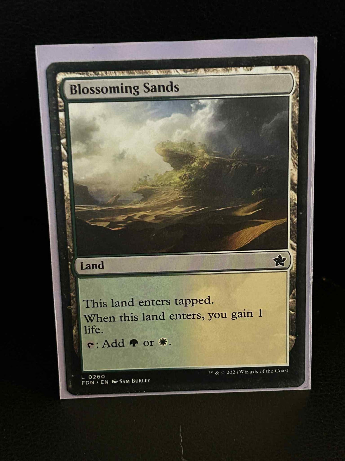 Blossoming Sands Foundations Magic: the Gathering Lightly Played, English