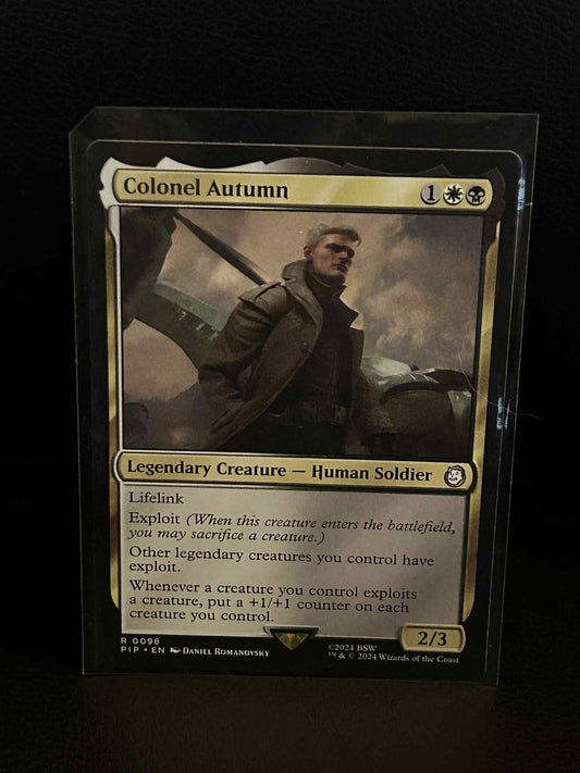 Colonel Autumn Universes Beyond: Fallout Magic: the Gathering Lightly Played, En