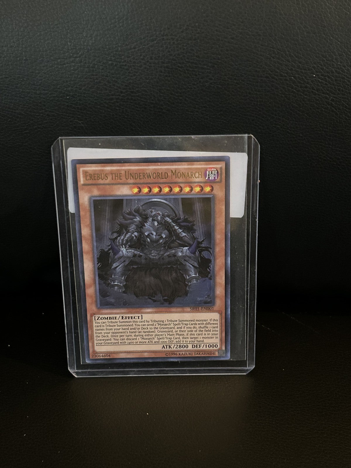Erebus the Underworld Monarch - SR01-EN001 - Ultra Rare - Unlimited Edition Stru