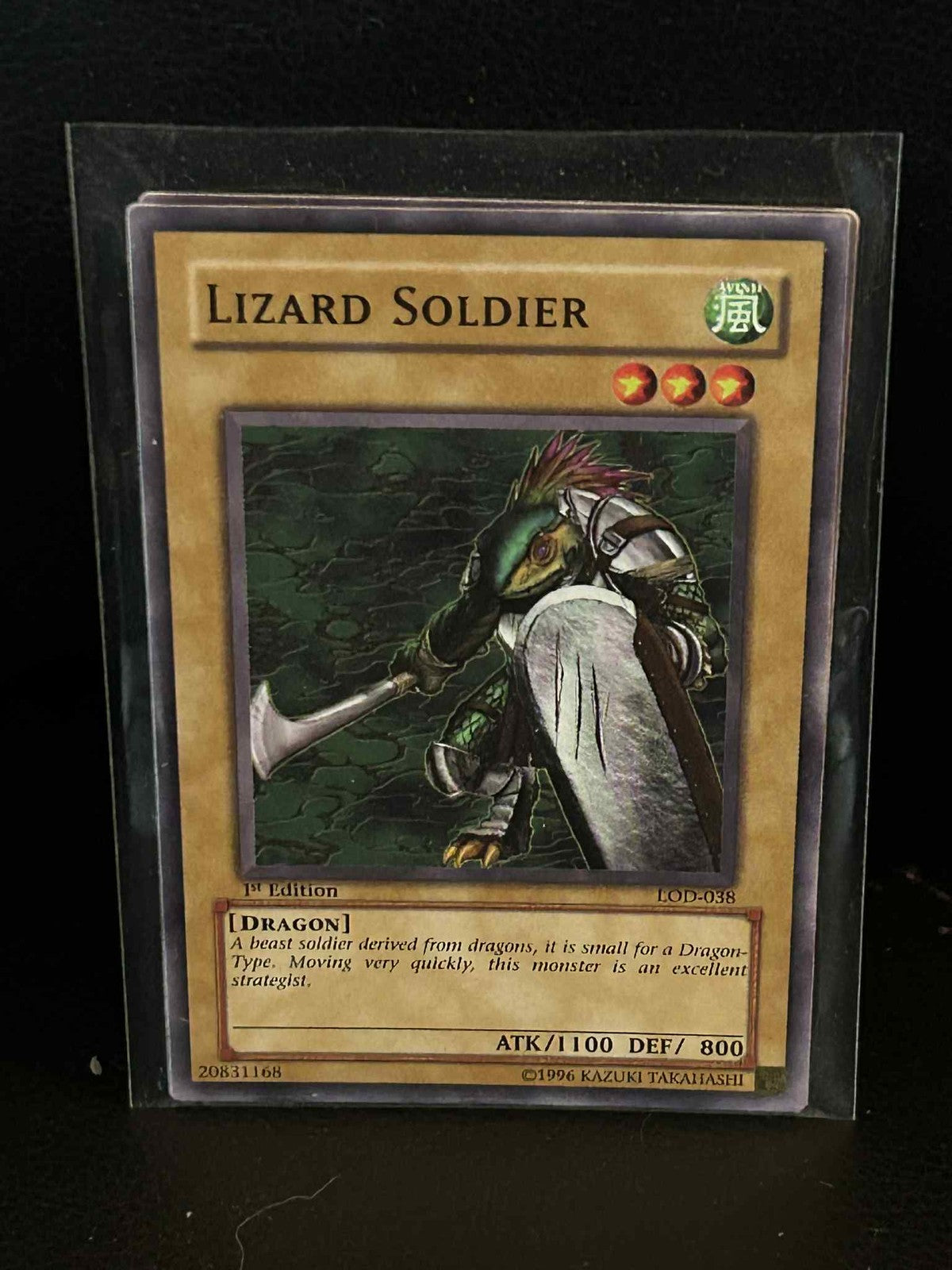 Lizard Soldier - LOD-038 - Common - 1st Edition Legacy of Darkness Yu-Gi-Oh! Mod