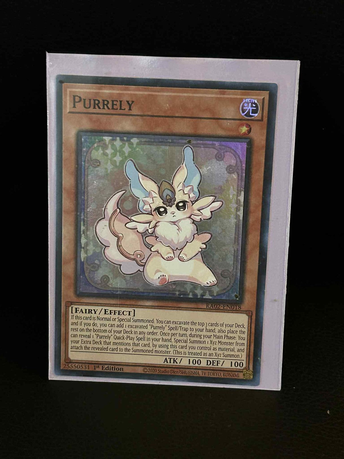 Purrely - RA02-EN018 - Super Rare - 1st Edition 25th Anniversary Rarity Collecti