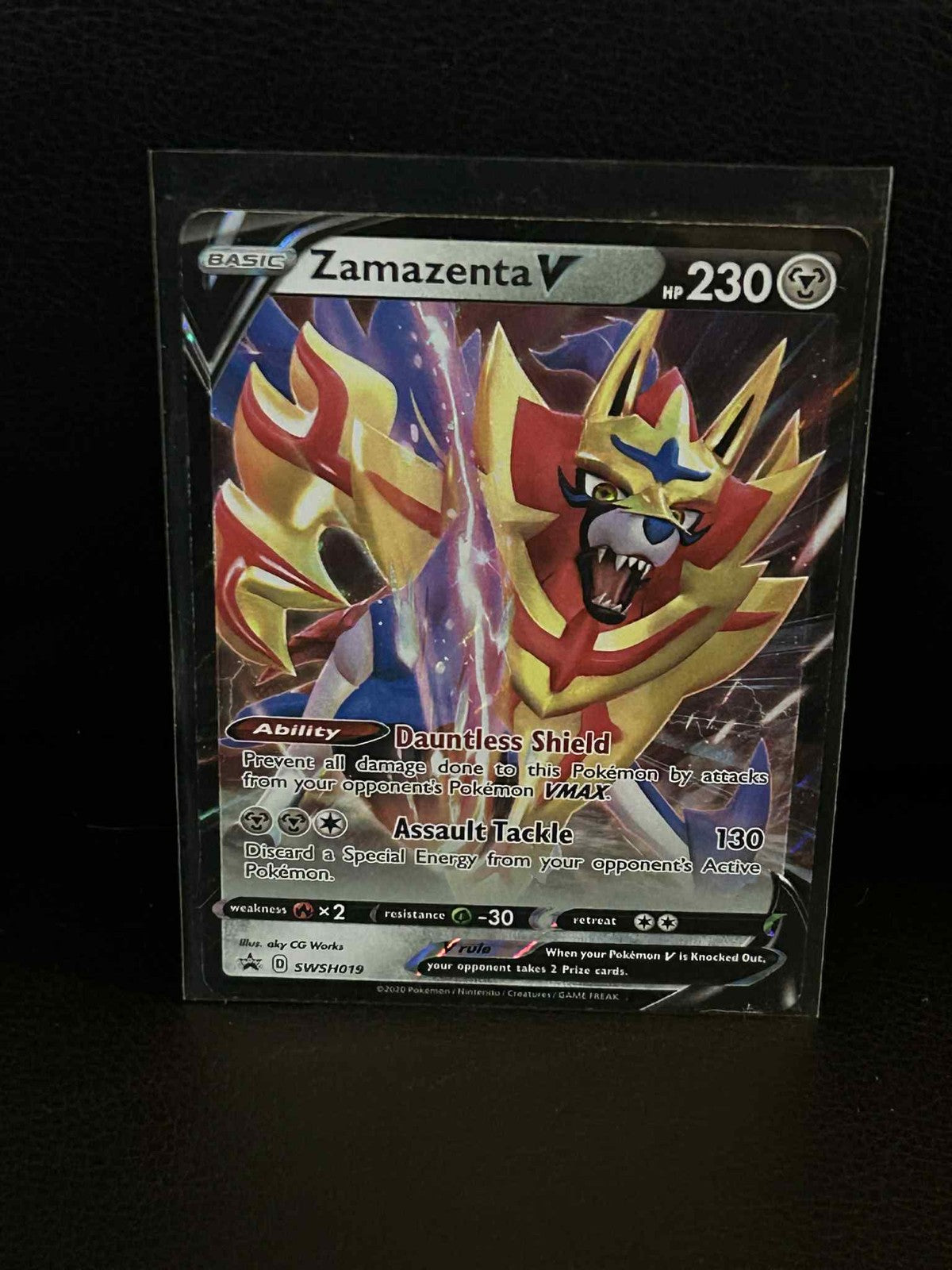 Zamazenta V - SWSH019 - SWSH Black Star Promo SWSH Black Star Promos Pokemon