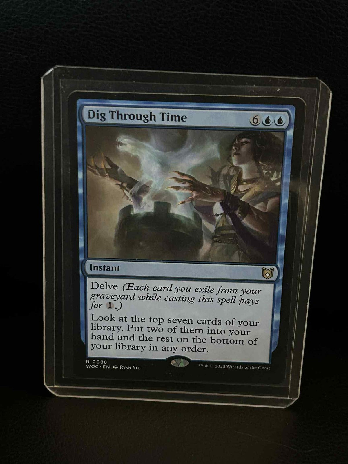 Dig Through Time Commander: Wilds of Eldraine Magic: the Gathering Lightly Playe