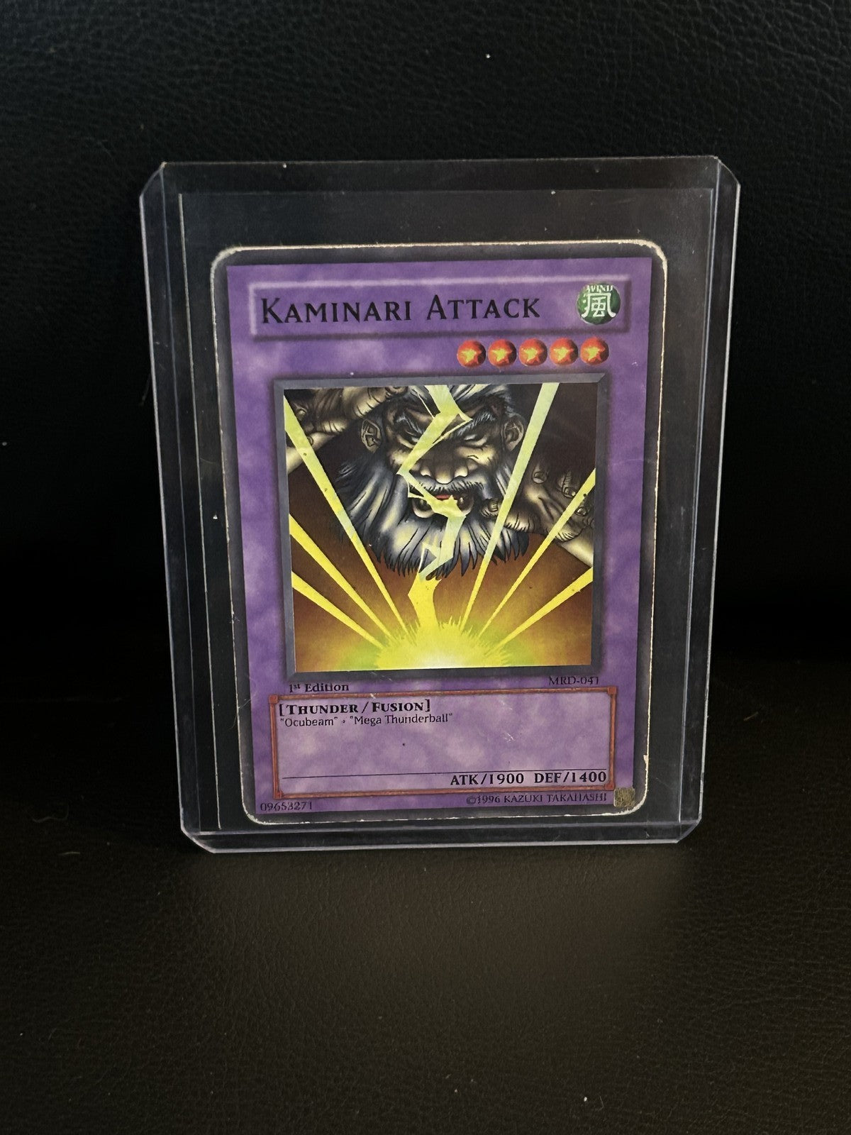Kaminari Attack - MRD-041 - Common - 1st Edition Metal Raiders Yu-Gi-Oh! Heavily