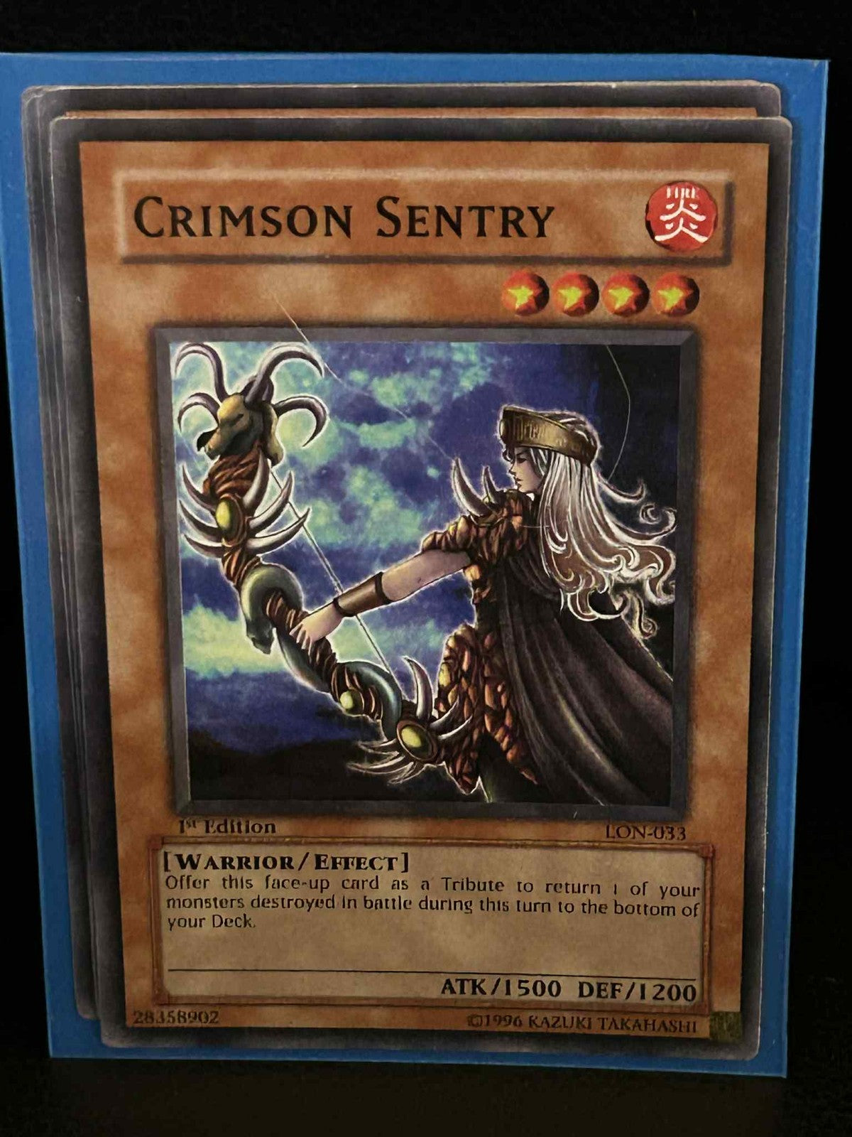 Crimson Sentry - LON-033 - Common - 1st Edition Labyrinth of Nightmare Yu-Gi-Oh!