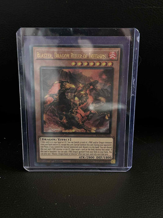 Blaster, Dragon Ruler of Infernos - RA03-EN010 - Prismatic Ultimate Rare - 1st E
