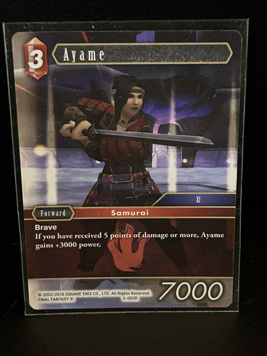 Ayame - 5-002R - R Opus 5 Final Fantasy Lightly Played