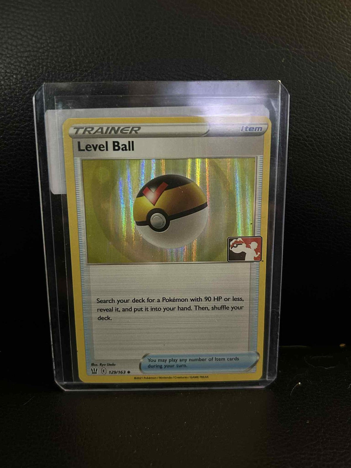 Level Ball - 129/163 - Uncommon Holo Prize Pack Series Cards Pokemon Lightly Pla