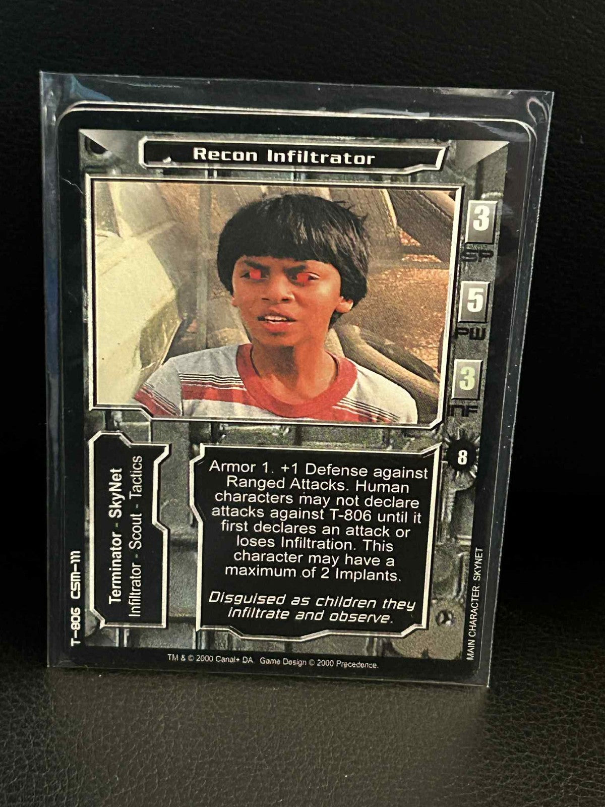 Recon Infiltrator Base Set Terminator Light Play