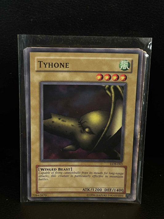 Tyhone - LOB-063 - Common - Unlimited Edition Legend of Blue Eyes White Dragon Y