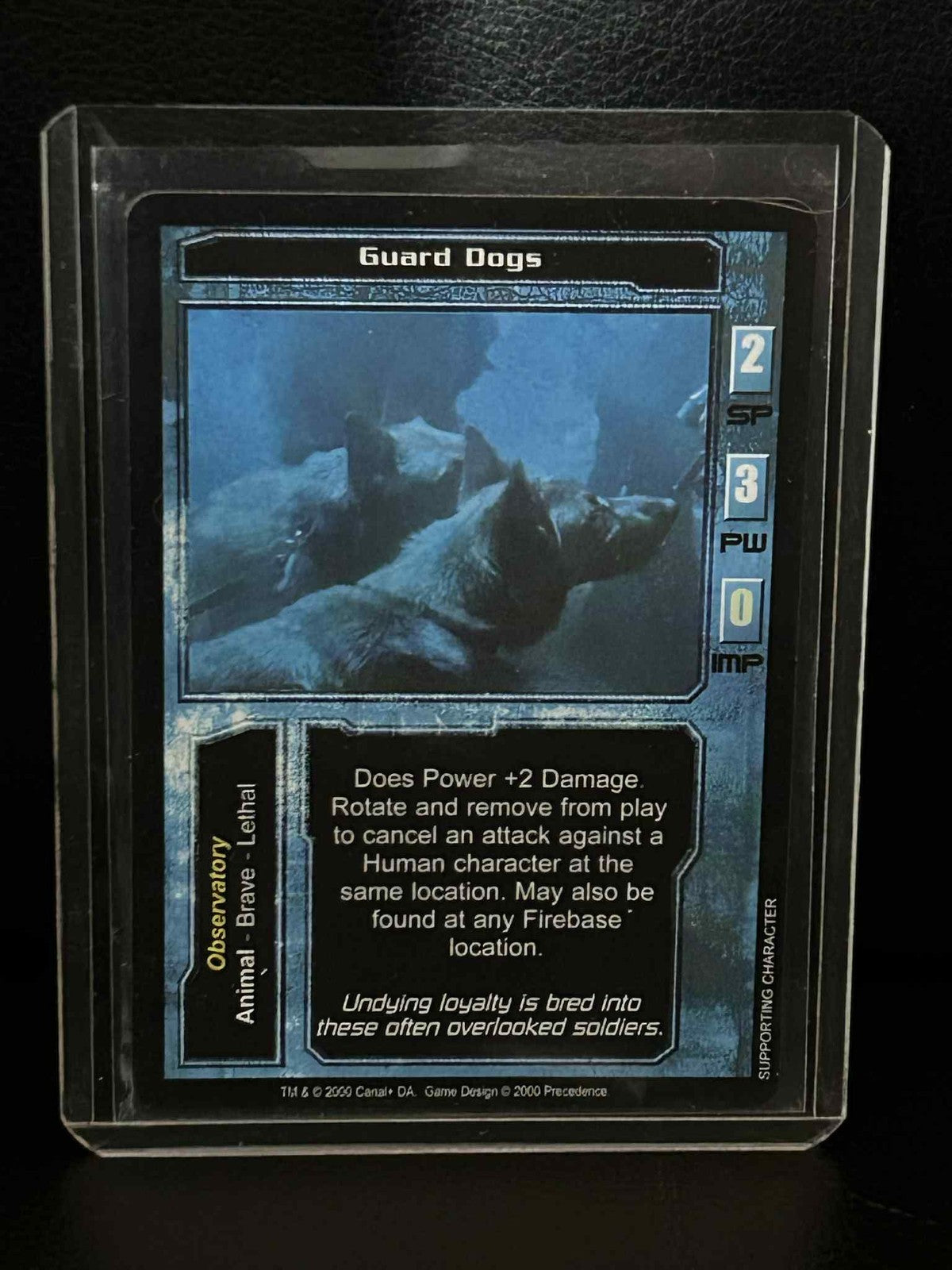 Guard Dogs Base Set Terminator Light Play