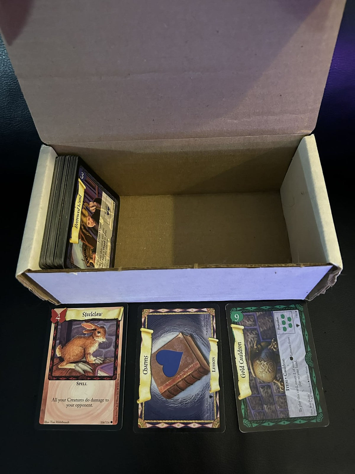 50er-Karten-Harry-Potter-Sammelkarten-Box im Set