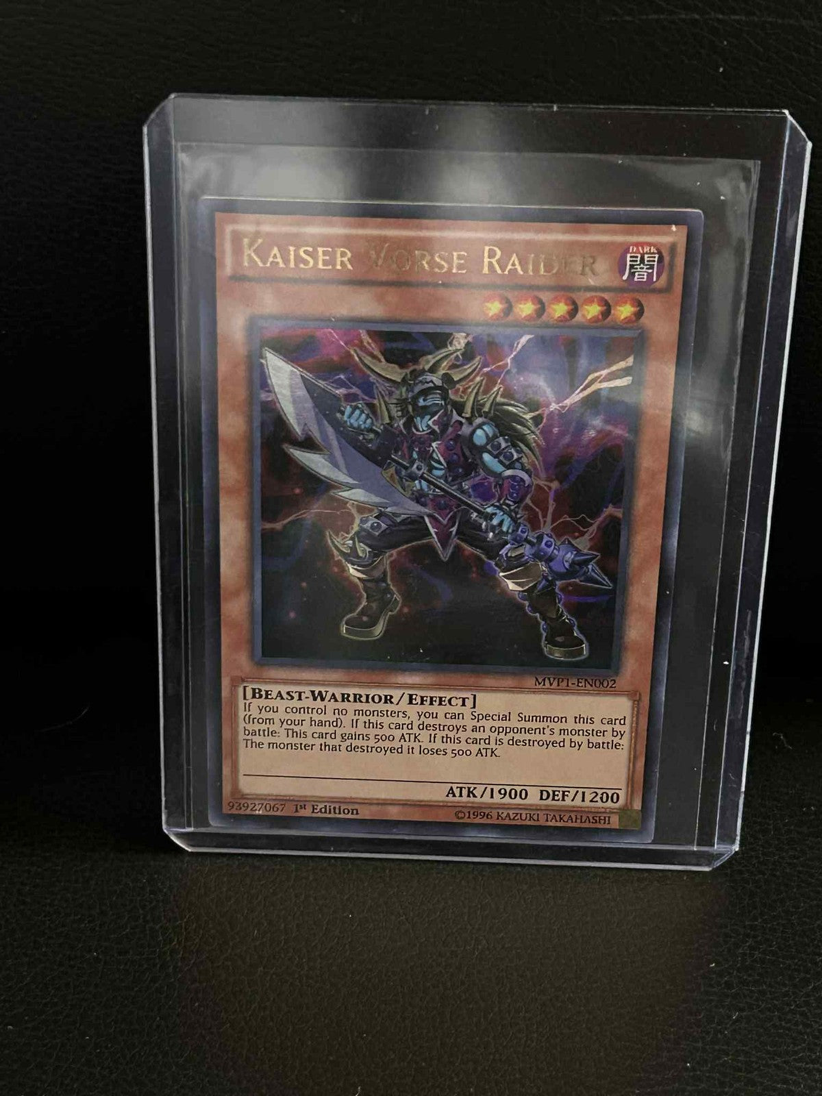 Kaiser Vorse Raider - MVP1-EN002 - Ultra Rare - 1st Edition The Dark Side of Dim