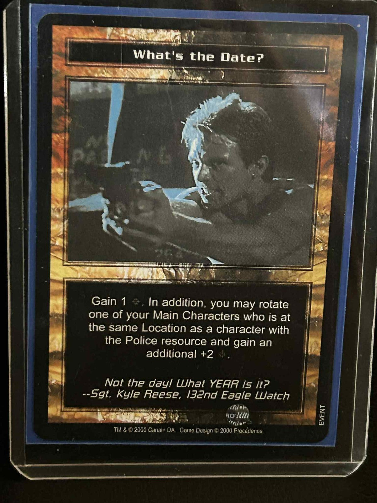 What's the Date? Base Set Terminator Light Play