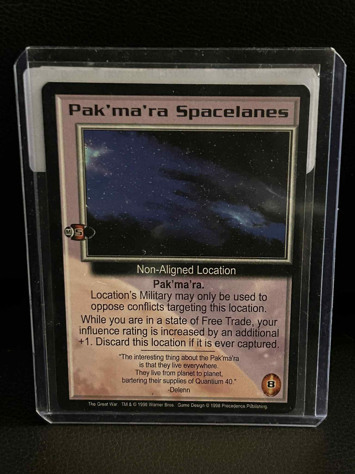 Pak'ma'ra Spacelanes The Great War Babylon 5 Light Play