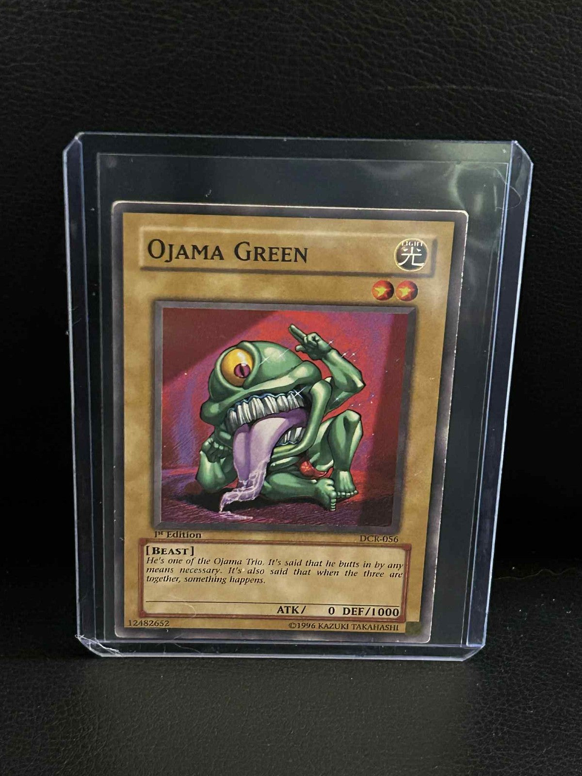 Ojama Green - DCR-056 - Common - 1st Edition Dark Crisis Yu-Gi-Oh! Moderately Pl