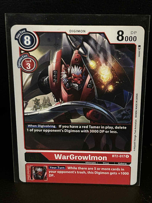WarGrowlmon - BT2-017 - R Release Special Booster Ver.1.0 Digimon Lightly Played