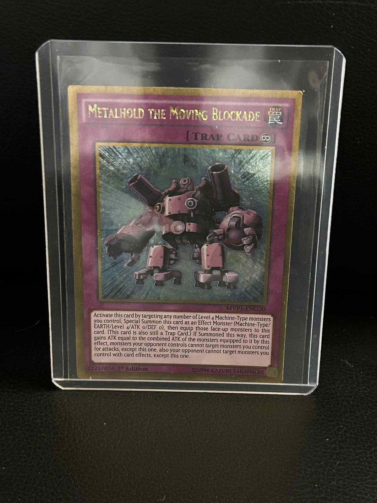 Metalhold the Moving Blockade - MVP1-ENG30 - Gold Rare - 1st Edition The Dark Si