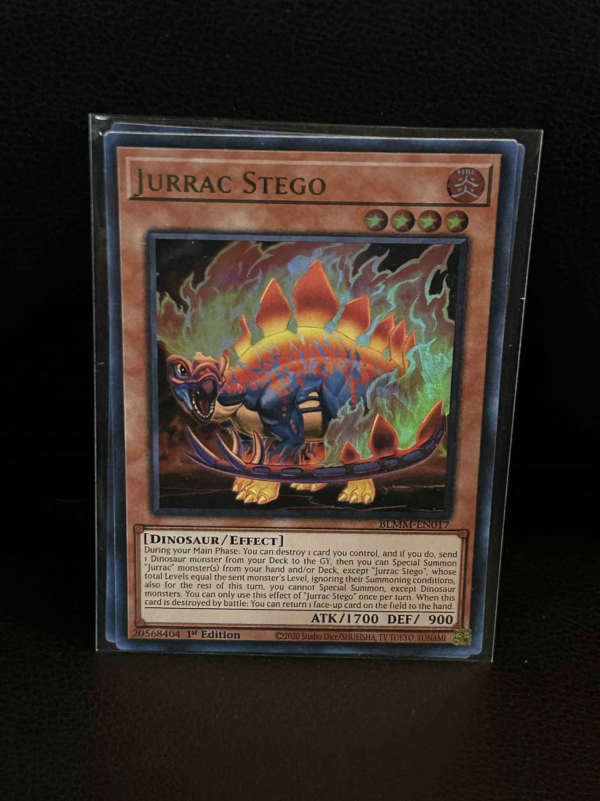 Jurrac Stego - BLMM-EN017 - Ultra Rare - 1st Edition Battles of Legend: Monster