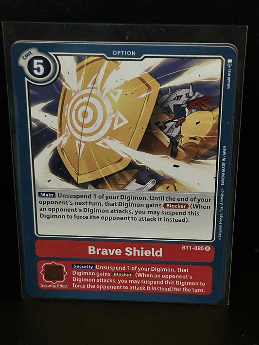 Brave Shield - BT1-095 Release Special Booster Ver.1.5 Digimon Lightly Played