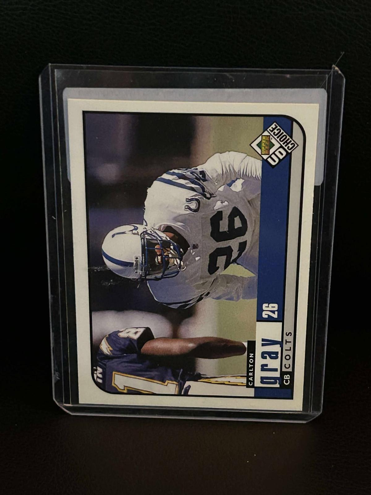 Carlton Gray #344 | 1998 Upper Deck UD Choice Football