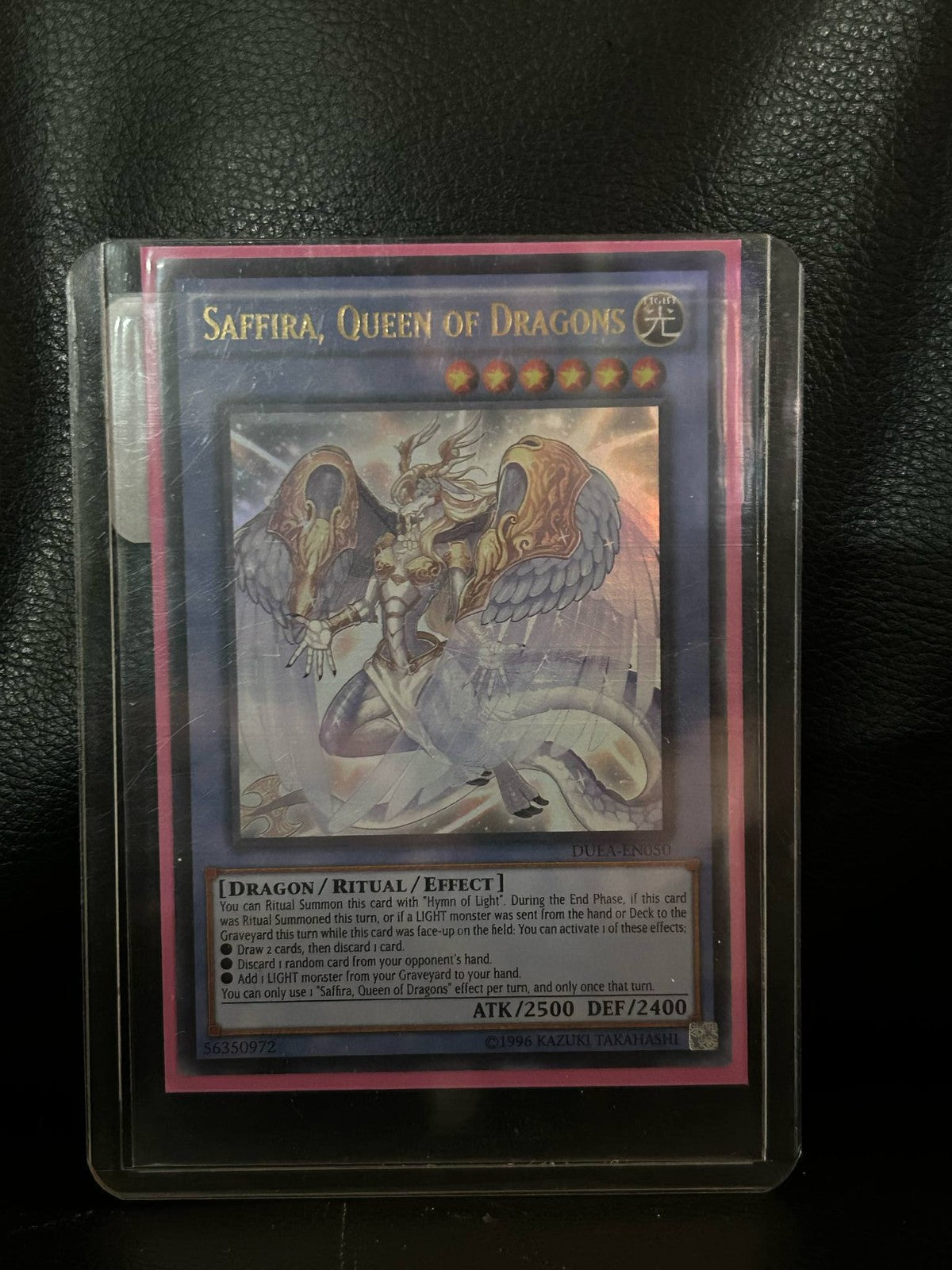 Saffira, Queen of Dragons - DUEA-EN050 - Ultra Rare - Unlimited Edition Duelist