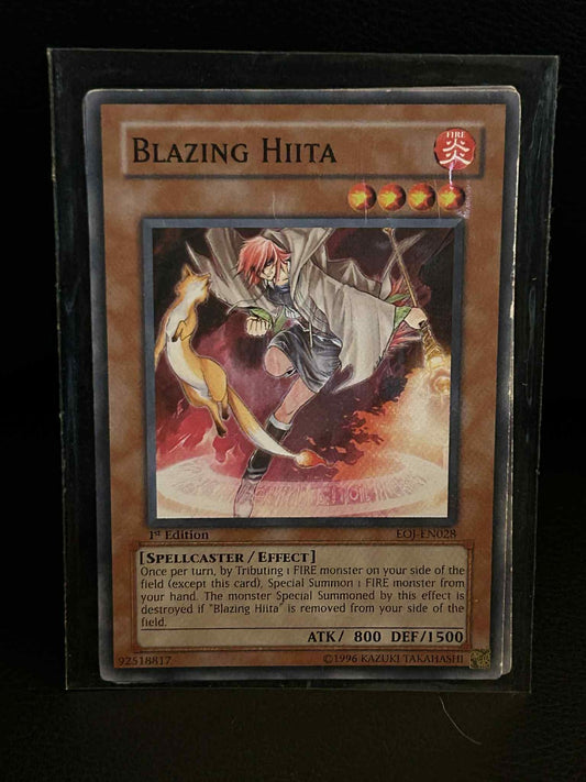 Blazing Hiita - EOJ-EN028 - Common - 1st Edition Enemy of Justice Yu-Gi-Oh! Mode
