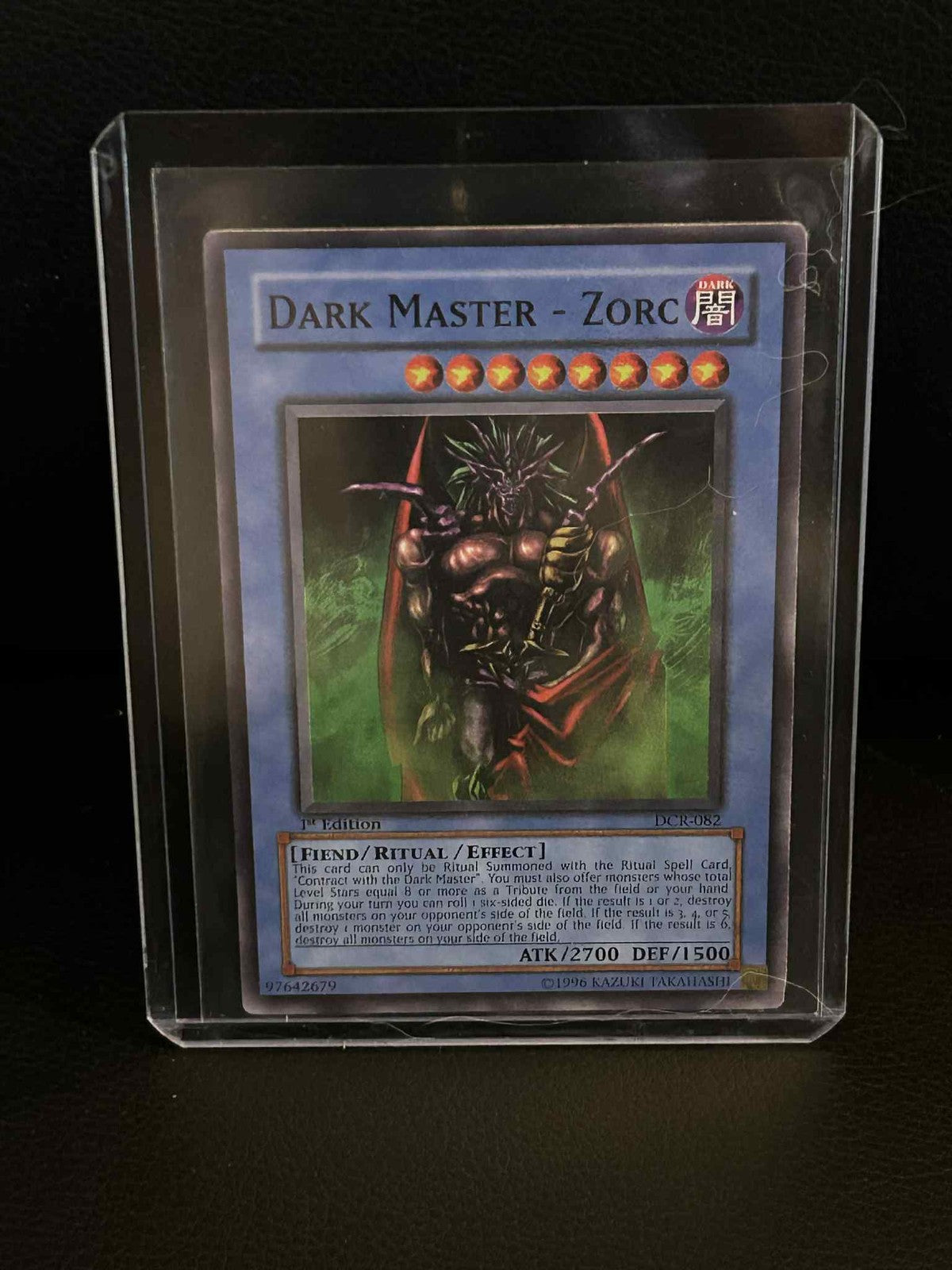 Dark Master - Zorc - DCR-082 - Super Rare - 1st Edition Dark Crisis Yu-Gi-Oh!