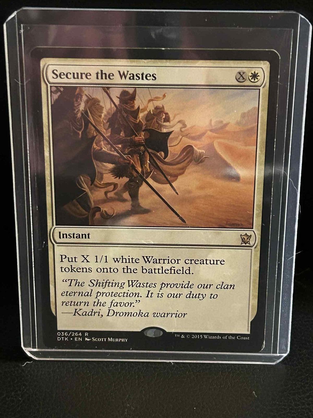 Secure the Wastes Dragons of Tarkir Magic: the Gathering Lightly Played, English