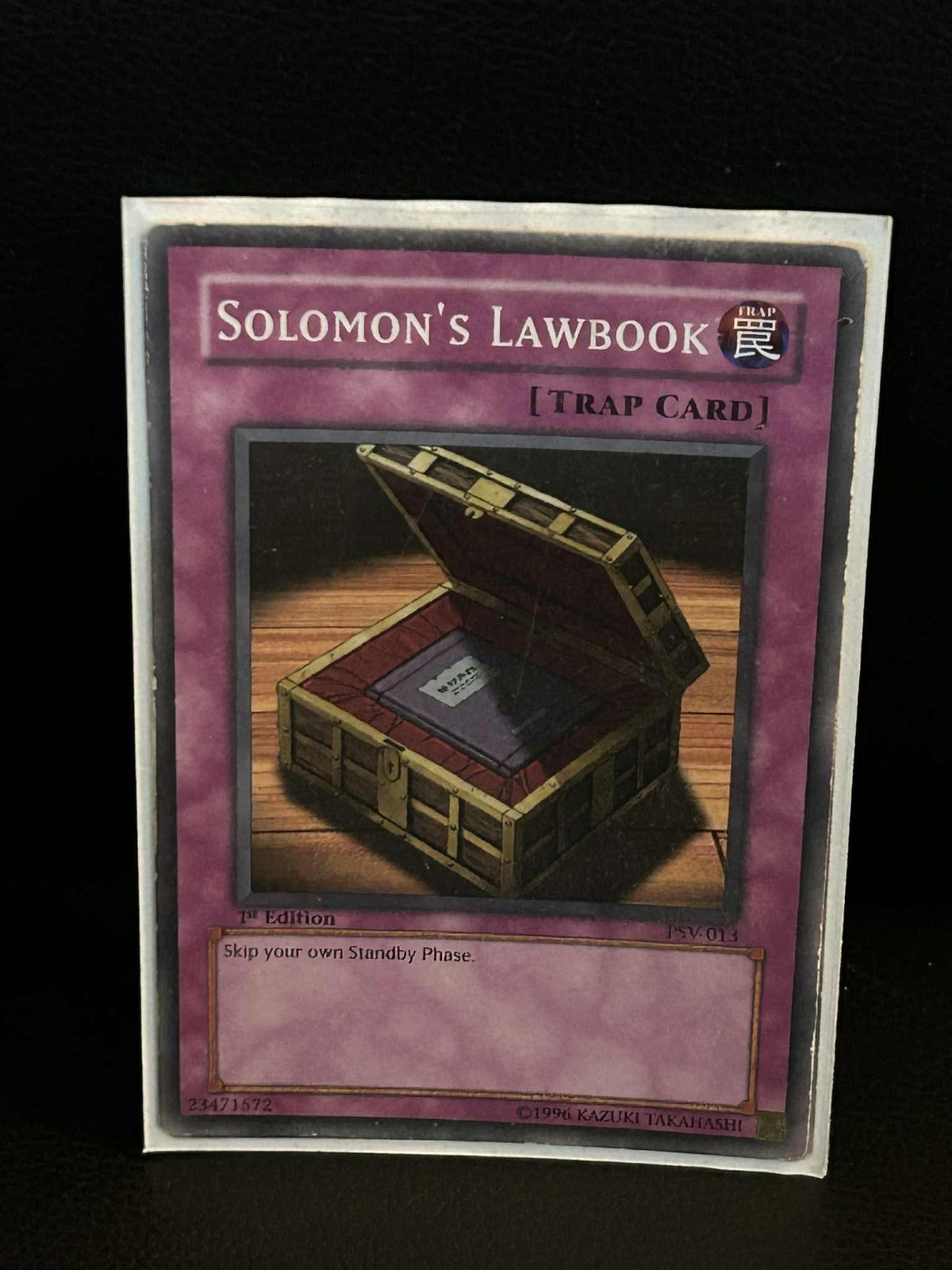 Solomon's Lawbook - PSV-013 - Common - 1st Edition Pharaoh's Servant Yu-Gi-Oh! M