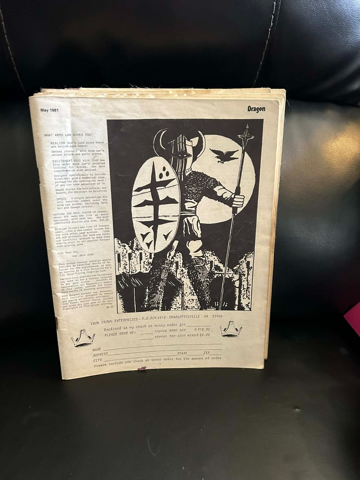 Dragon Magazine I.C.E. Mai 1981 Band V Nr. 11